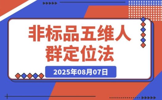 掌握非标品五维人群定位法,结合 2000 款滚雪球运营与 AI 内容营销,实现 10 万流量增长
